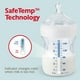 thumbnail image 2 of Biberón NUK Simply Natural SafeTemp de 150 ml, paquete de 4, 2 of 9
