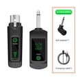 thumbnail image 2 of Transmisor y Receptor XLR de Micrófono Inalámbrico de 2,4 G para Inalámbrico de Micrófono Dinámico para Guitarra, Bajo y Mezclador de Audio B, 2 of 5