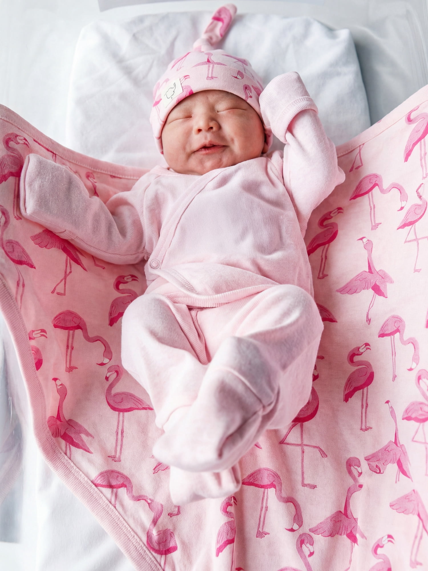 M+A by Monica + Andy Organic Cotton 5-Piece Gift Box Set, Sizes Newborn - 3-6 months