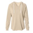 thumbnail image 2 of RXIRUCGD Chandails en Molleton Oversize pour Femmes Manches Longues Col Rond Fermeture Éclair Latérale Pull Tops Vêtements Tendance Automne 2024, Kaki, Taille : TG, 2 of 4