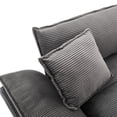 thumbnail image 4 of 23 - inch Deep Seat, Double - layer Cushion, Breathable Corduroy | For Bedroom, Living Room, Offers Full - body Support and Comfort, 4 of 6