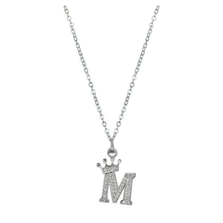 26 English Letters Full Pendant Necklace For Women Rhinestone Necklaces A Z 26 Alphabet Initial Necklaces For Teen Girls Jewelry Statement Necklace for Women Pendant Necklace Women Long Beaded