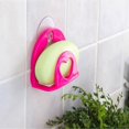 thumbnail image 2 of Colgador de pared con ventosa, organizador multifuncional para cocina y baño, gancho de almacenamiento (rojo rosa), 2 of 2