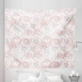 thumbnail image 1 of Grey and White Tapestry, Whirlwind Stars Pastel Tornado Swift Ordered Repeated Pattern, Fabric Wall Hanging Decor for Bedroom Living Room Dorm, 5 Sizes, Pale Taupe and Blush, by Ambesonne, 1 of 1