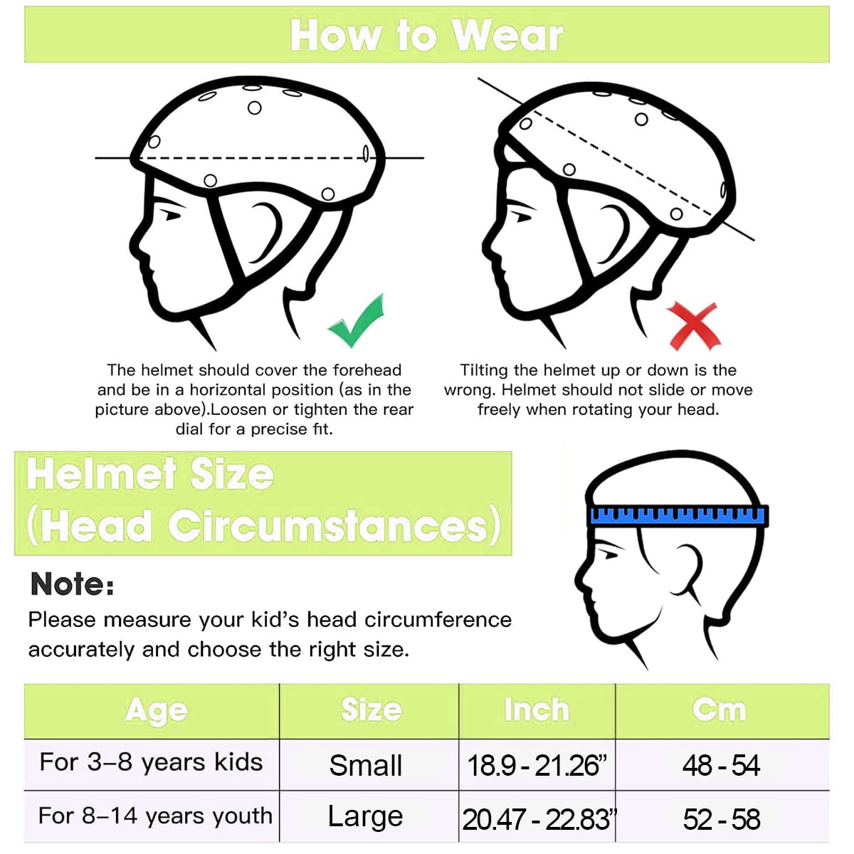 GLUAAE Kids Protective Gear Set, Sport Protective Gear Set Boy Girl Adjustable Child Cycling Helmet with Knee Pads Elbow Pads Wrist Guards Youth Skateboard Helmet for 3~8yrs Boys Girls