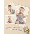 thumbnail image 4 of MICHLEY Cotton Baby Sleeveless Romper, Unisex Summer Jumpsuit Outfit for Infant Toddler Boys Girls, 0-24 Months, 4 of 9