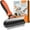Orange, variant on MalsiPree Dog Comb and Undercoat Rake for Brushing, Pink, Large