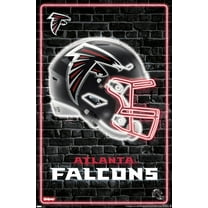 NFL Atlanta Falcons - Neon Helmet 23 Wall Poster, 22.375" x 34"