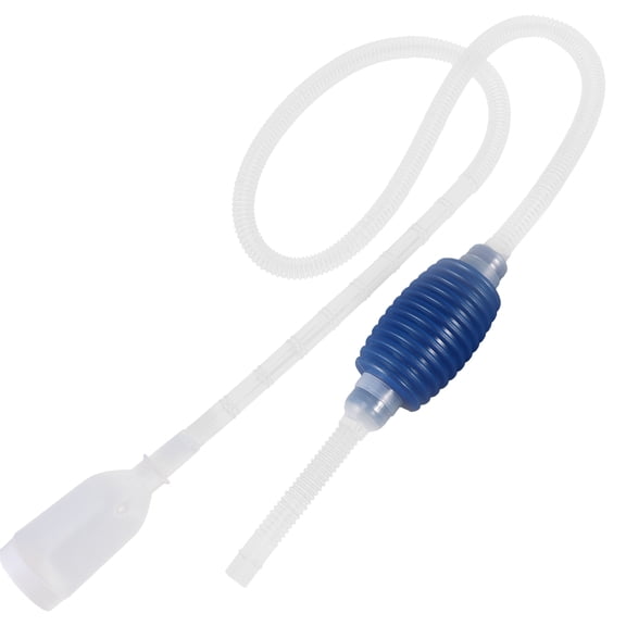BESTOYARD Vacuum Water Pump with White Plastic Hose Easy Use Aquarium Water Filter