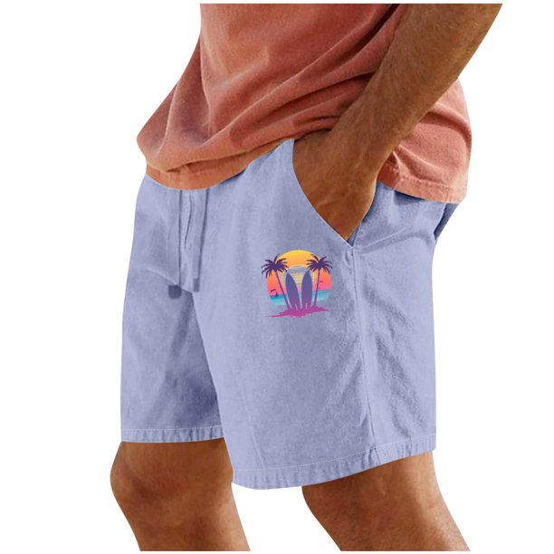 Pantalones Cortos para Hombre Cintura Elástica con Bolsillos Color Sólido Casual Cordón Suelto Pantalones Cortos de Ejercicio