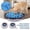Blue, variant on Snuffle Mat for Dogs Puzzle Feeder Toy Foldable Portable Treat Dispensing Foraging Game Mental Stimulation Enrichment Toy for Small Medium Large Dogs