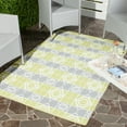 thumbnail image 2 of SAFAVIEH Patio Collection TMF127B Handmade White/Grey Rug, 2 of 5