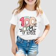 thumbnail image 2 of Wangkekeji Girls Shirts,Kids Tshirt Short Sleeve Cute Casual Tops Kids Summer Casual Crewneck Tops Tees T-Shirt Tops for Girls, 2 of 4