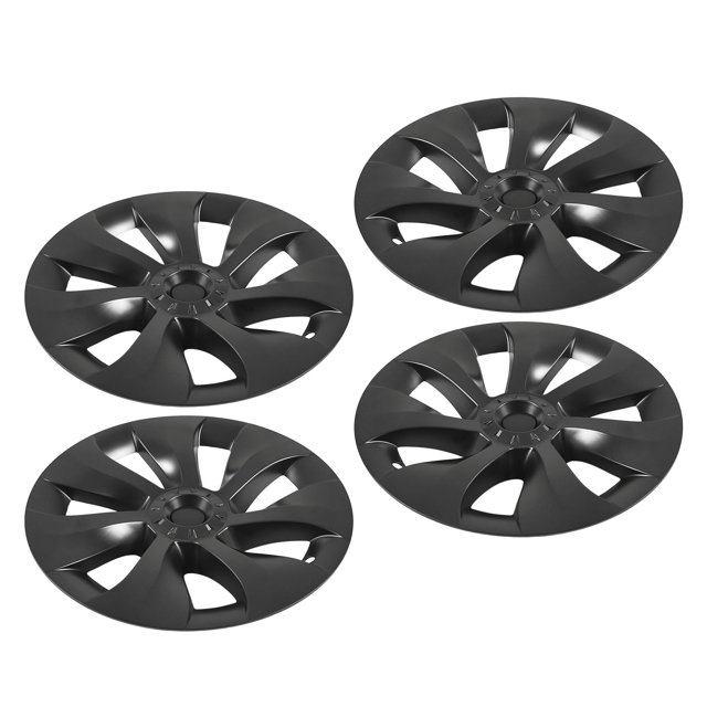 4 Pcs Wheel Hub Rim Protector, 19 Inch Model Y Hub Protector Covers Kits, OEM Rim Protectors Replacement Cover, Automobile Full Rim Hubcap Replacement, For 2020-2023 Y