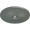 thumbnail image 3 of 51"OD x 3 5/8"ID x 3 3/8"P Galveston Ceiling Medallion (Fits Canopies up to 5 7/8"), Hand-Painted Platinum, 3 of 6
