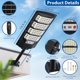 thumbnail image 5 of Farolas solares Yusist 20000LM 6500K con mando a distancia, paquete de 2, 5 of 7