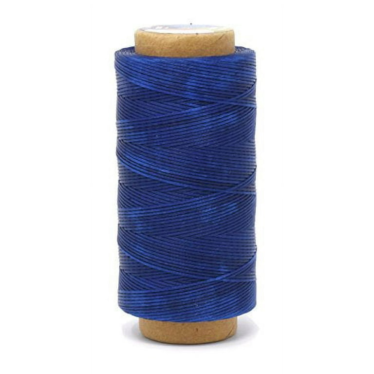 Flat Waxed Thread for Leather Sewing - Leather Thread Wax String Polyester  Cord for Leather Craft Stitching Bookbinding by Mandala Crafts 150D 0.8mm  273 Yards Olive Brown 