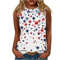 thumbnail image 2 of HaoXianJian Plus Size Independence Day Womens Shirt 2025 Flag Patriotics Tank Tops for Women 2025 4th of July Shirt USA Flag Graphic Tank Tops Crew Neck Sleeveless Shirts S-5X, 2 of 5