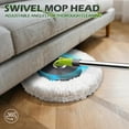 thumbnail image 6 of Pedal Spin Mop and Bucket with Wringer Set,EasyWring Microfiber Mop with 3 Mop Pads,360 ° Spinning Floor Cleaning System - Home & Office, 6 of 8