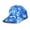 Blue, variant on Men Women Summer Printed Adjustable Visor Casual Outdoor Baseball Sunshade Hat Adult Flat Cap Visors
