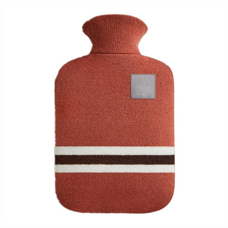 

Outfmvch christmas decorations home decor Hot Water Bottle 2 Liters With Lid Soft Fuzzy Hot Water Bottle For Babies Children And Adults Hot Water Bottle For Friends Birthday Gift Winter Christmas Gift