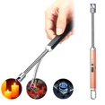 thumbnail image 2 of Dsscvnef Windproof Arc Reusable Metal Ignition Stick for Stoves Grills Fireplaces Camping (USB Rechargeable), 2 of 8