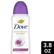 Dove Advanced Care Long Lasting Antiperspirant Deodorant Dry Spray, Pink Rosa, 3.8 oz