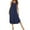 Navy, variant on WREESH Womens Long Nightgowns Slip Dress Maxi Dress Summer Solid Color Suspender Pleats Comfortable Nightdress Home Clothes Navy