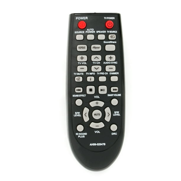 New Replace Remote AH59-02547B substitute AH59-02612B Compatible with Samsung Sound Bar Home Theater System PSWF450 AH68-02644D-00 HWF450ZA HW-F450ZA Walmart.com
