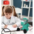 thumbnail image 7 of DolliBu Sitting Grey Donkey Doctor Plush Toy - Super Soft Donkey Doctor Stuffed Animal Dress Up with Cute Scrub Uniform and Cap Outfit - Fluffy Doctor Toy Plush Gift - 9 Inches, 7 of 7