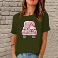 thumbnail image 1 of Meichang T-Shirts de la Saint-Valentin pour Femmes, T-Shirt Graphique Cœur d'Amour, Manches Courtes, Col Rond, Décontracté, Blouses, Joyeuse Saint-Valentin, 1 of 5