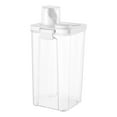 thumbnail image 2 of Food Storage Container - Kitchen Storage Bin Food Grade Plastic Airtight Sealed for Pantry Organization & Bulk Dry Goods, 3.5 x 3.5 x 5.3 in, JASKFLY, 2 of 7