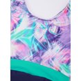 thumbnail image 6 of iiniim Kids Girls Athletic Sport Gymnastic Leotard Dance Unitard Floral Long Sleeve Bodysuit Jumpsuit, 6 of 7