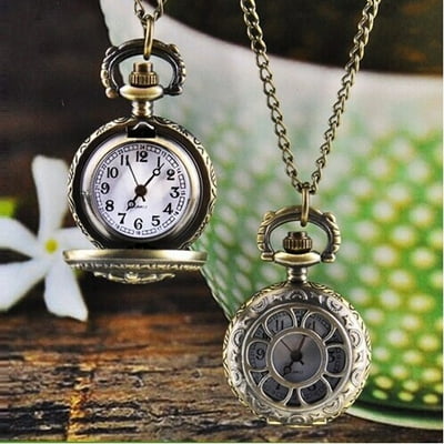 Vintage Retro Bronze Pocket Watch Necklace for Women Egypt Ubuy