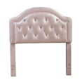 thumbnail image 2 of Hillsdale Furniture Karley Tufted Faux Leather Full Headboard, Embossed Pink, 2 of 6