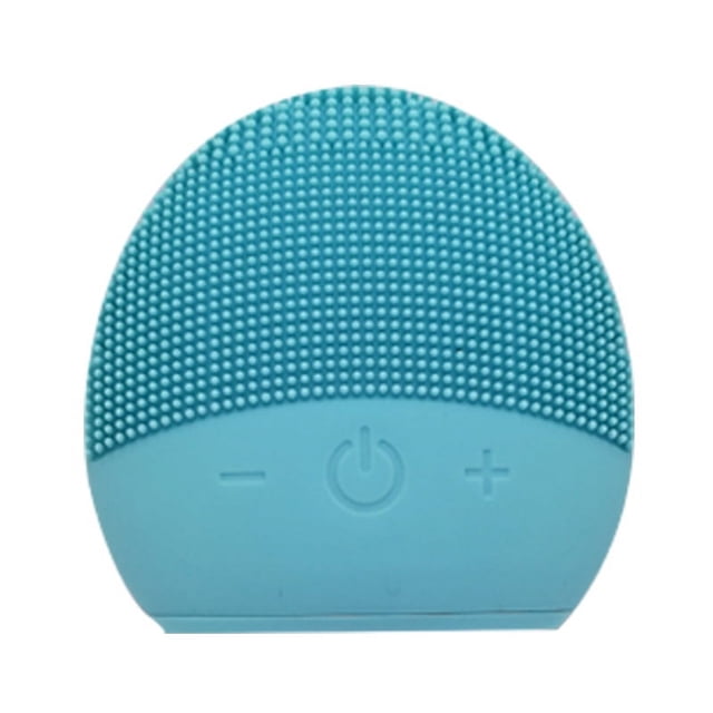Cepillo de limpieza facial fabricado con silicona suave ultra higiénica, cepillo facial vibratorio sónico impermeable para limpieza profunda, exfoliación suave