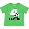 thumbnail image 3 of Inktastic 4th Birthday Soccer 4 Year Old Boys or Girls Toddler T-Shirt, 3 of 5