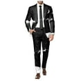thumbnail image 6 of Men's Suits Christmas Full Print Suit And Pants Set for Festive Celebrations Elegant Style Stylish Outfit Unique Fashion Statement Comfortable Fit, 6 of 6