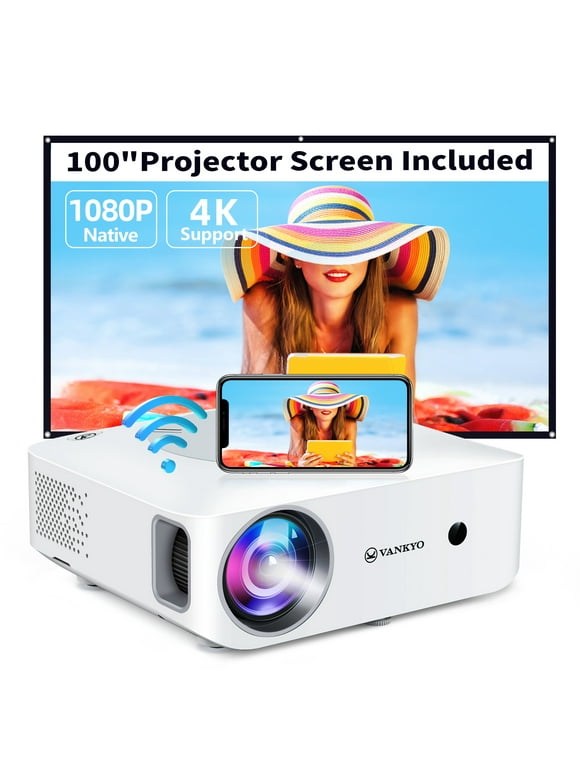 VANKYO Leisure E30T Native 1080P 5G WiFi Projector, Supports 4K & 5G Sync, Full HD LED Projector