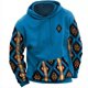 thumbnail image 3 of Sudadera con capucha tradicional india vintage para hombre, ropa informal de gran tamaño, ropa de calle, jerséis unisex, 3 of 5