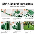 thumbnail image 5 of KFFKFF Canine Refuse Station, Business-grade Dog Excrement Station, 11.5 Gallons Animal Waste Container with 50 Bin Liners, Bag Distributor & 600 Disposal Bags, 5 of 9