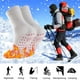 thumbnail image 1 of Ropa de Deporte 2 uds calcetines de salud autocalentables de invierno Unisex medias para aliviar el dolor (blanco), 1 of 5