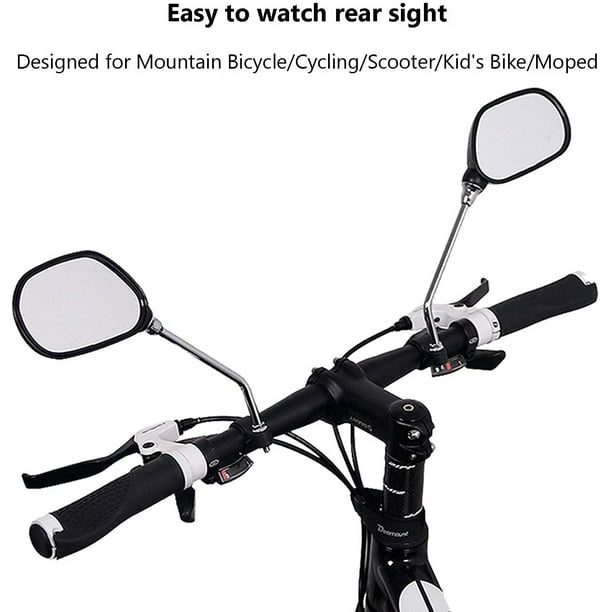 Espejo Retrovisor Para Bicicleta Y Patinete - Plegable, 360° Ajustable, Para Manillar 15-22mm
