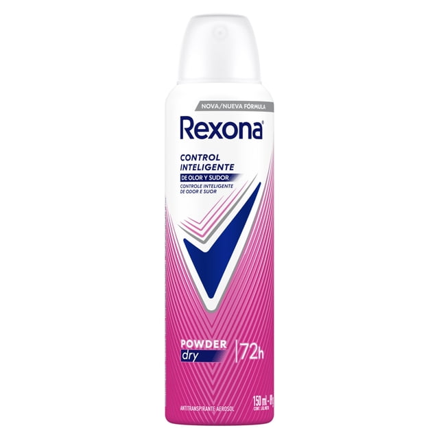 Antitranspirante Rexona powder dry en aerosol para dama 150 ml