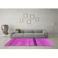 thumbnail image 3 of Ahgly Company Indoor Rectangle Solid Pink Modern Area Rugs, 7' x 10', 3 of 4