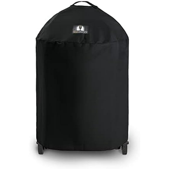 6755 Grill Cover for Char-Griller Akorn Kamado, Heavy Duty Waterproof, Rip-Resistant, Blcak$$Garden & Patio