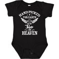 thumbnail image 3 of Inktastic Handpicked for Earth by My Tio in Heaven with Angel Wings Boys or Girls Baby Bodysuit, 3 of 5