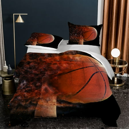 

3d Digital Printing Thickened Feather Silk Cotton Basketball Series