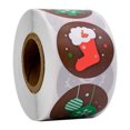 thumbnail image 3 of Etiqueta autoadhesiva de regalo de Navidad, etiquetas adhesivas de Feliz Navidad 3 rollos 1500 piezas 2,5 cm, 3 of 5