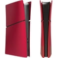 thumbnail image 1 of HSHDLDF pour PS5 Slim Digital Edition Faceplate Cover Custom Replacement Skin Case ABS Cover Plates Side Shell pour PS5 Slim Console Numérique Version (Rouge), 1 of 4
